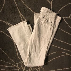 White Boot Cut Pants